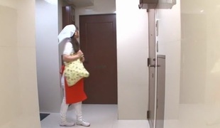 비탄 수음 장난감 두 일본의 도기 스타일 HD 여성 성기 구강 애무 직진