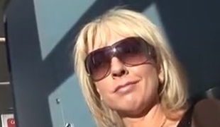 Milf Sexy golden-haired with a fine arsehole